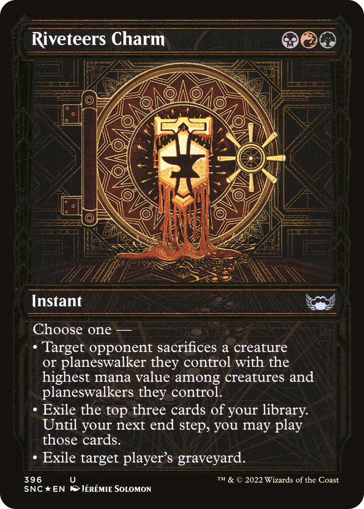 Riveteers Charm (Showcase Golden Age Gilded Foil) [Streets of New Capenna]