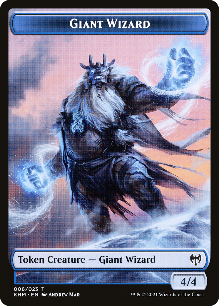 Giant Wizard (TKHM-006) - Kaldheim Tokens Foil