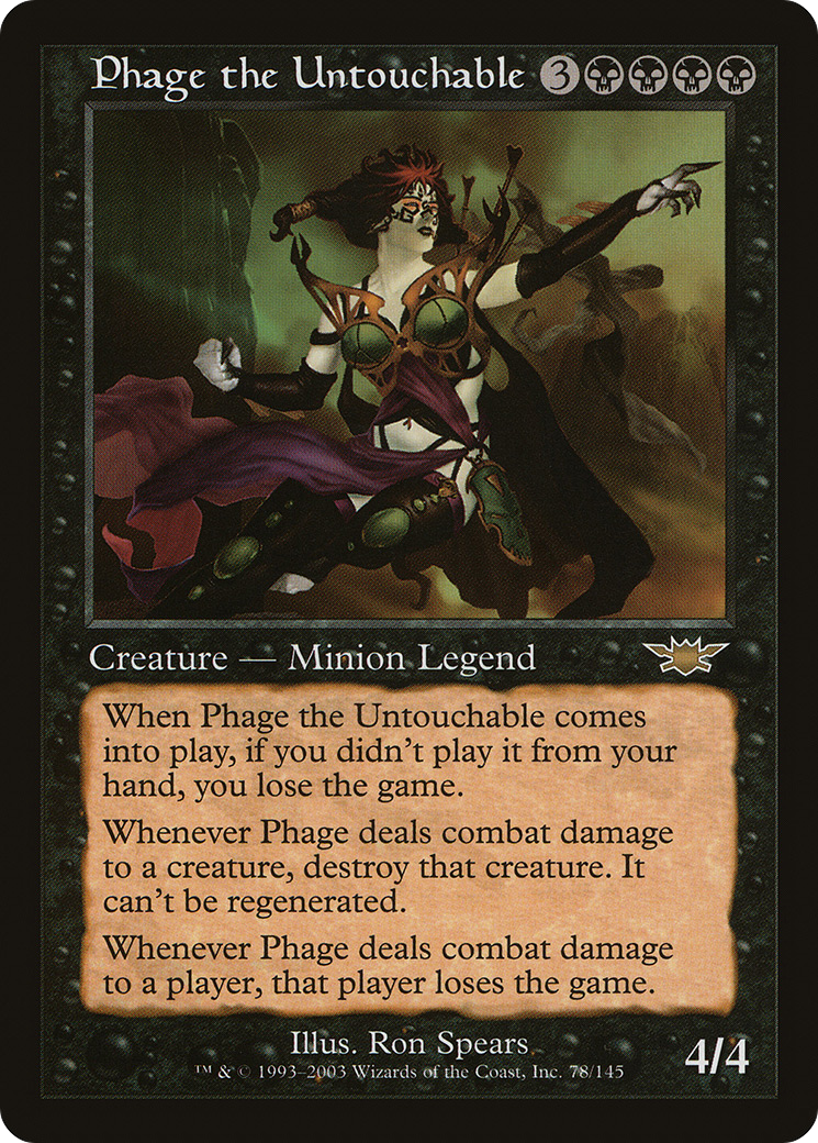Phage the Untouchable [Legions] Foil