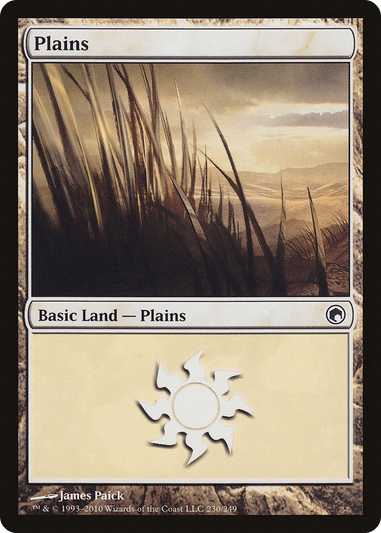 Plains (230) [Scars of Mirrodin] Foil