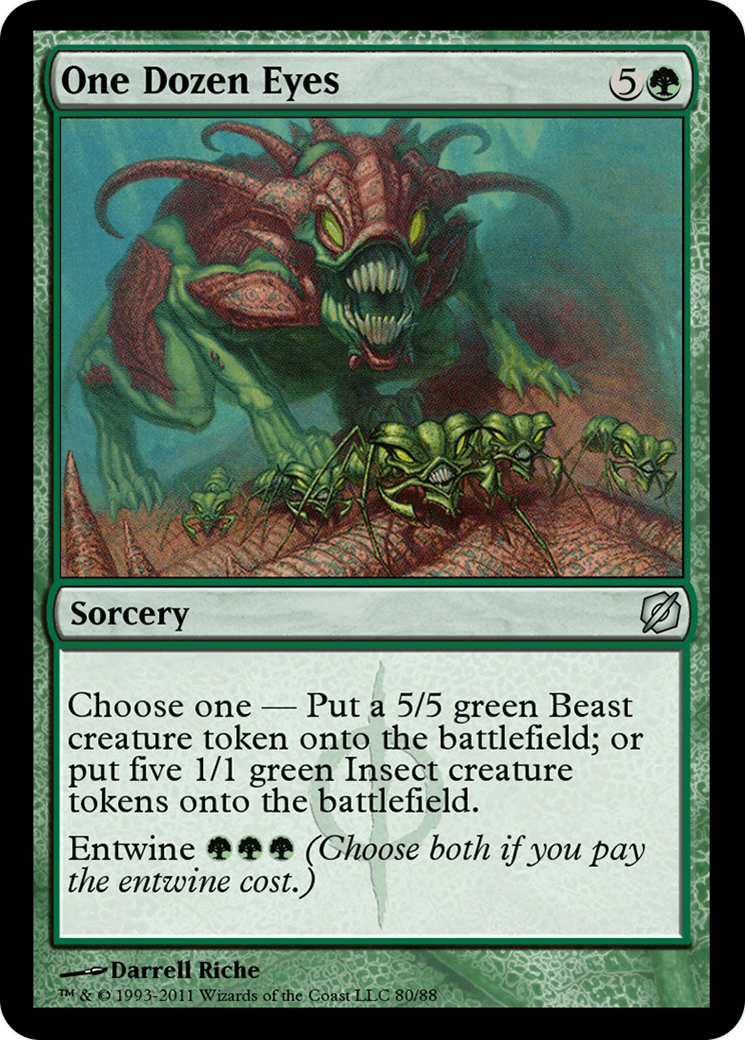 One Dozen Eyes (TD2-080) - Duel Decks: Mirrodin Pure vs. New Phyrexia