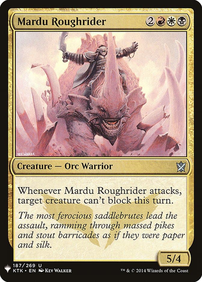 Mardu Roughrider |  (KTK-187) [The List]