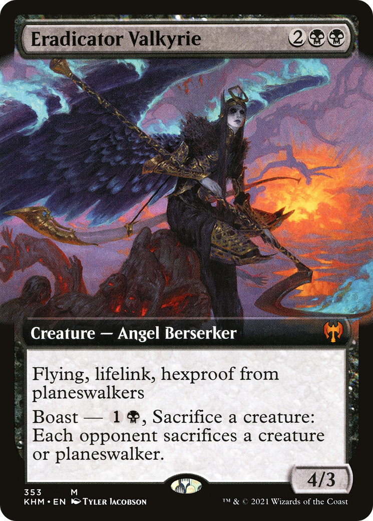 Eradicator Valkyrie (Extended Art) [Kaldheim] Foil