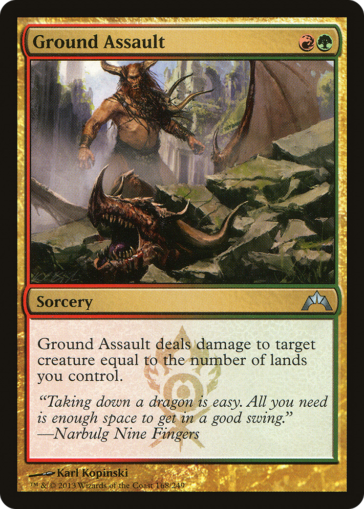 Ground Assault [Gatecrash] Foil