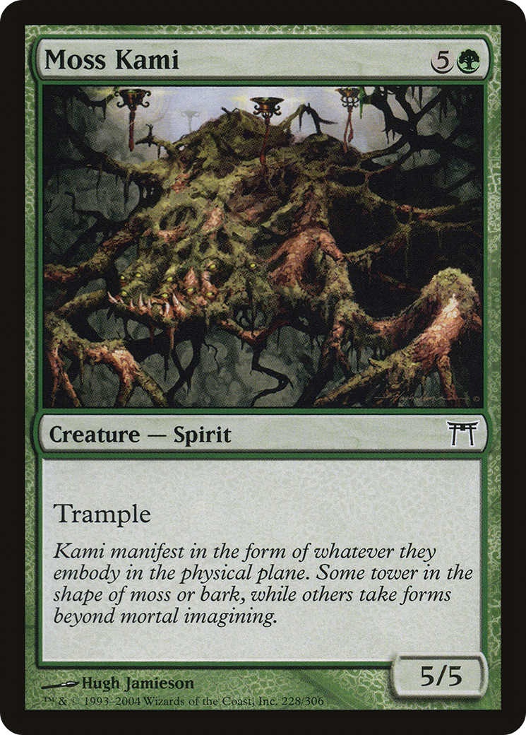 Moss Kami [Champions of Kamigawa] Foil