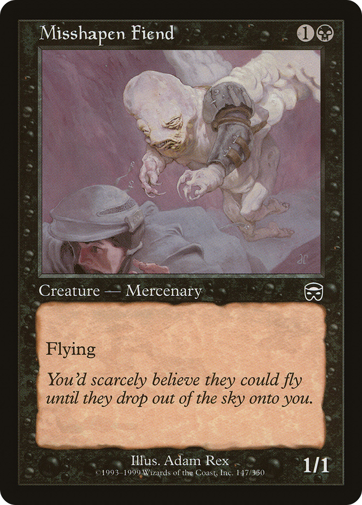 Misshapen Fiend [Mercadian Masques] Foil