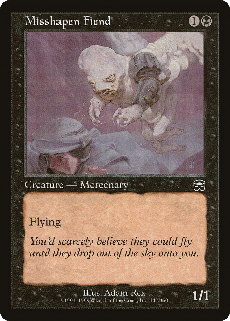 Misshapen Fiend [Mercadian Masques] Foil