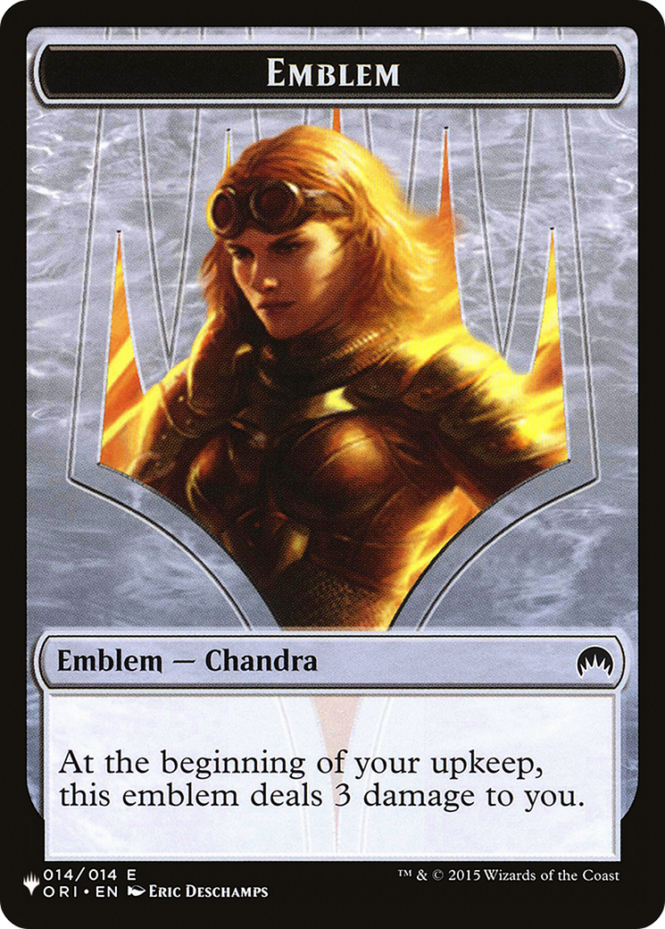 Chandra, Roaring Flame Emblem |  (TORI-14) [The List]
