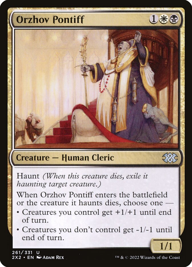 Orzhov Pontiff 261/331 (Double Masters 2022)  - Foil