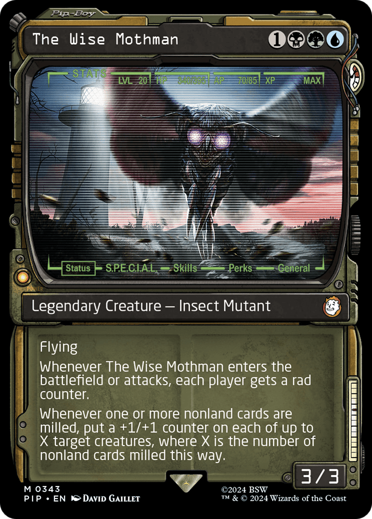 The Wise Mothman (Showcase) [Fallout] Foil