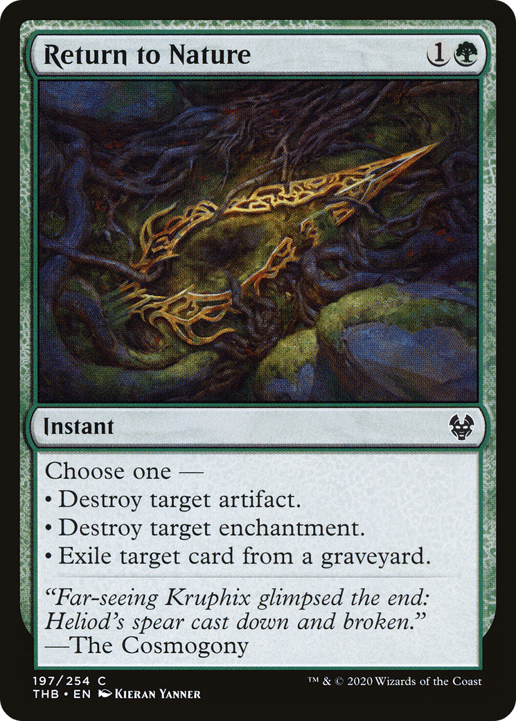 Return to Nature [Theros Beyond Death] Foil