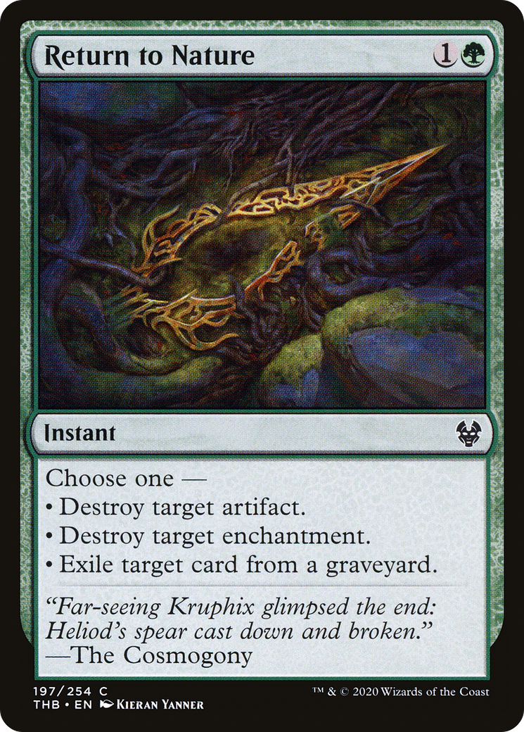 Return to Nature [Theros Beyond Death] Foil