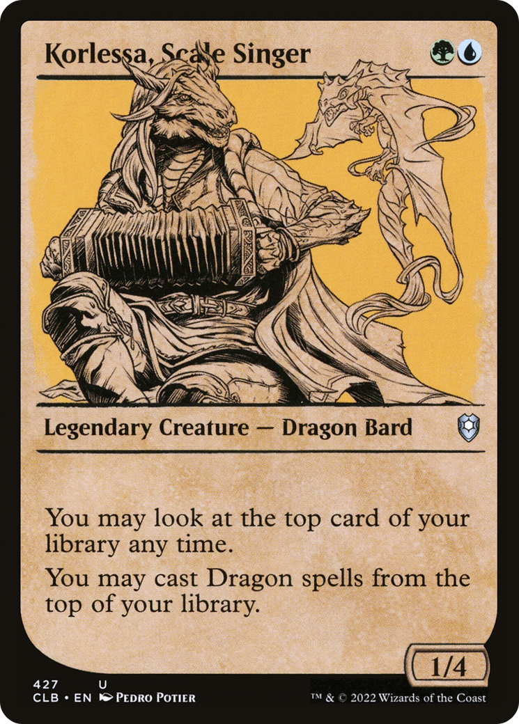 Korlessa, Scale Singer (Showcase) [Commander Legends: Battle for Baldur's Gate] Foil