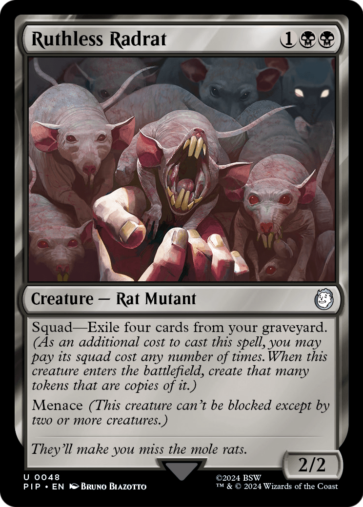 Ruthless Radrat [Fallout] Foil