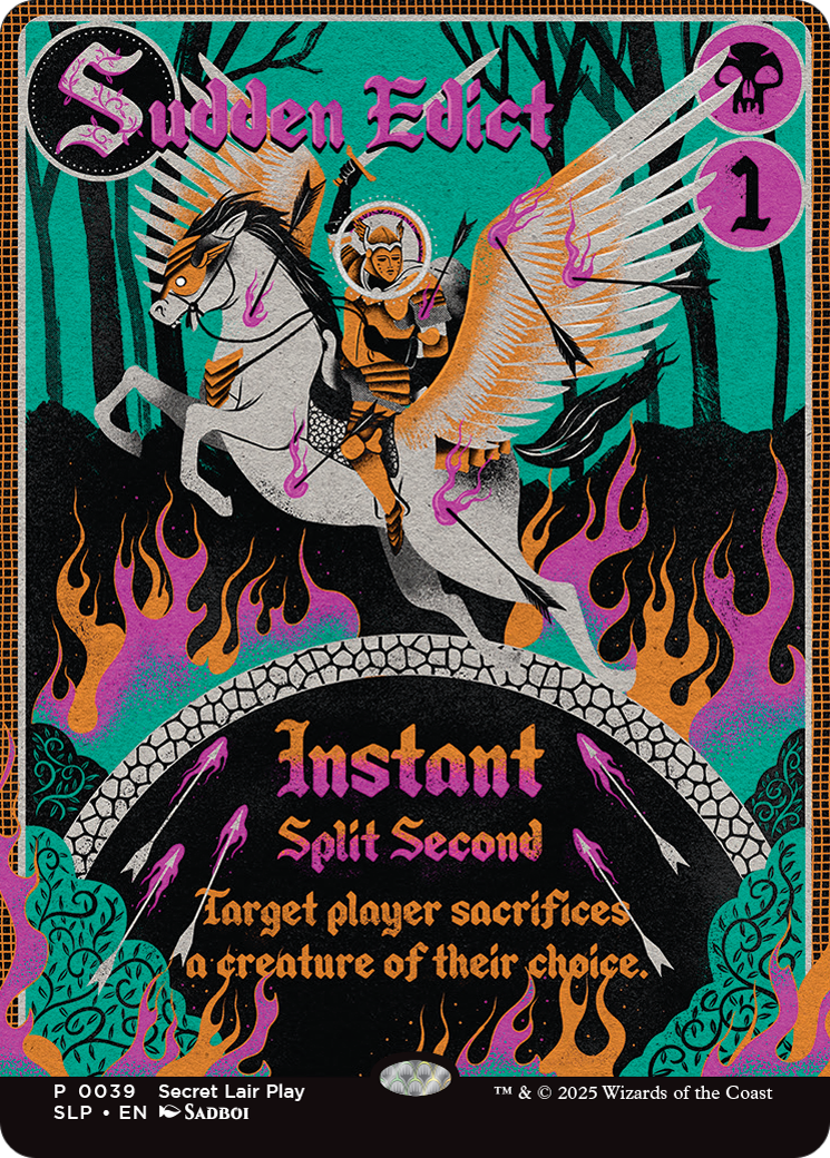 Sudden Edict (039) [Secret Lair Showdown]  Foil
