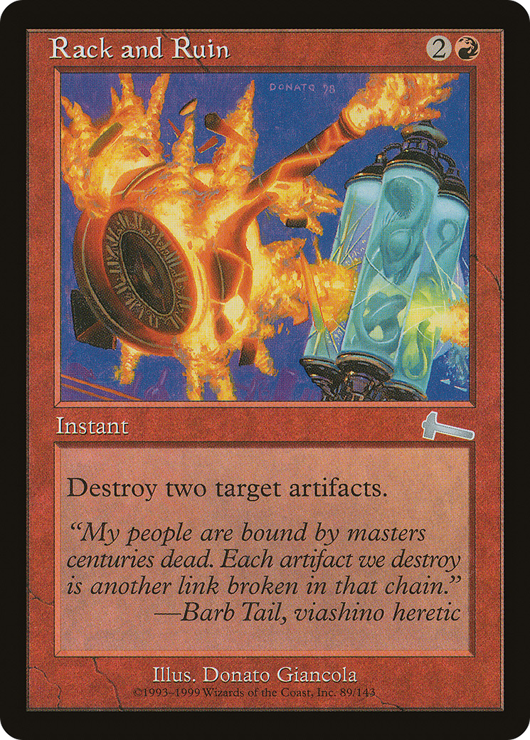 Rack and Ruin [Urza's Legacy] Foil