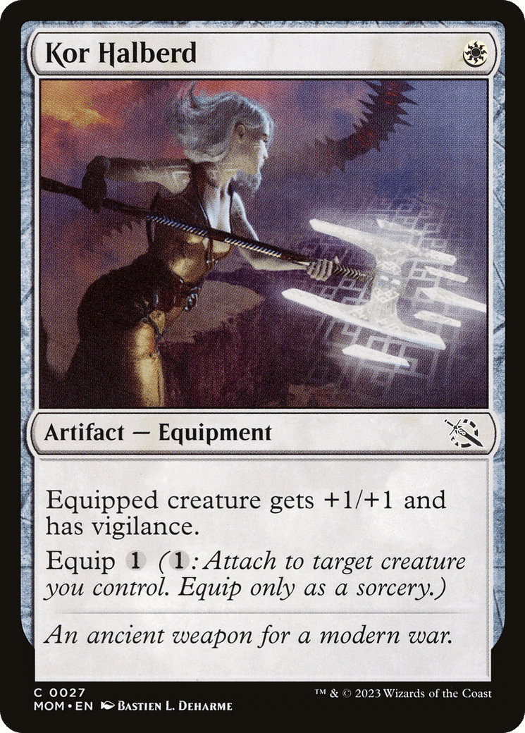 Kor Halberd [March of the Machine] Foil