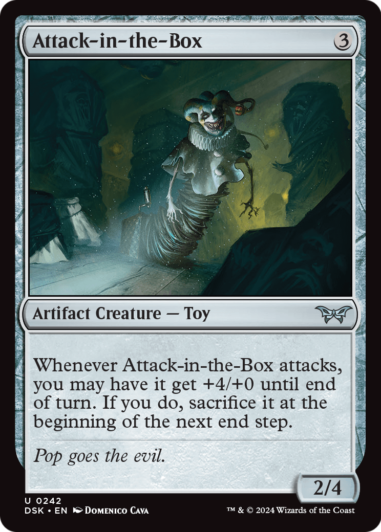 Attack-in-the-Box [Duskmourn: House of Horror] Foil