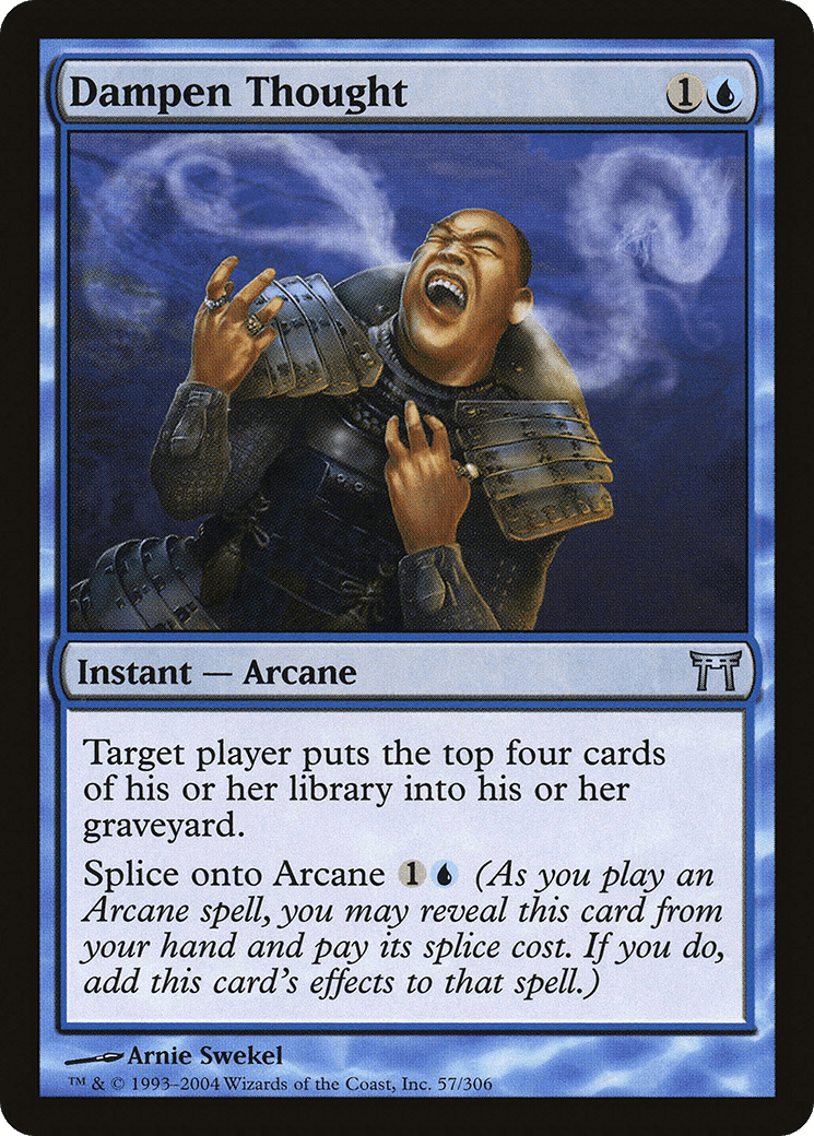 Dampen Thought [Champions of Kamigawa] Foil