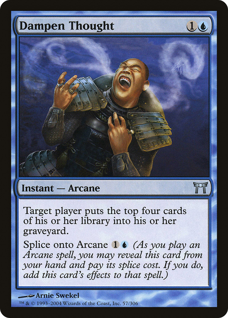 Dampen Thought [Champions of Kamigawa] Foil