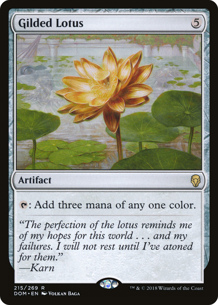 Gilded Lotus [Dominaria] Foil