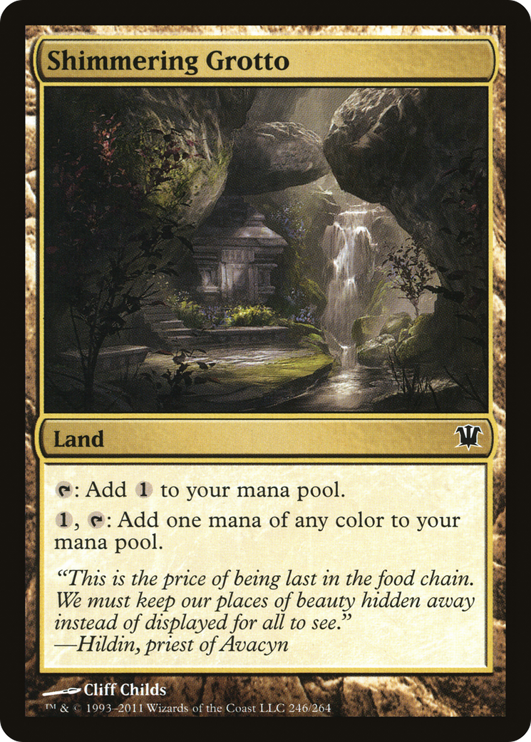 Shimmering Grotto [Innistrad] Foil