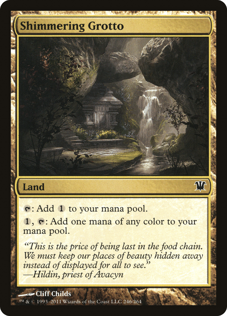 Shimmering Grotto [Innistrad] Foil