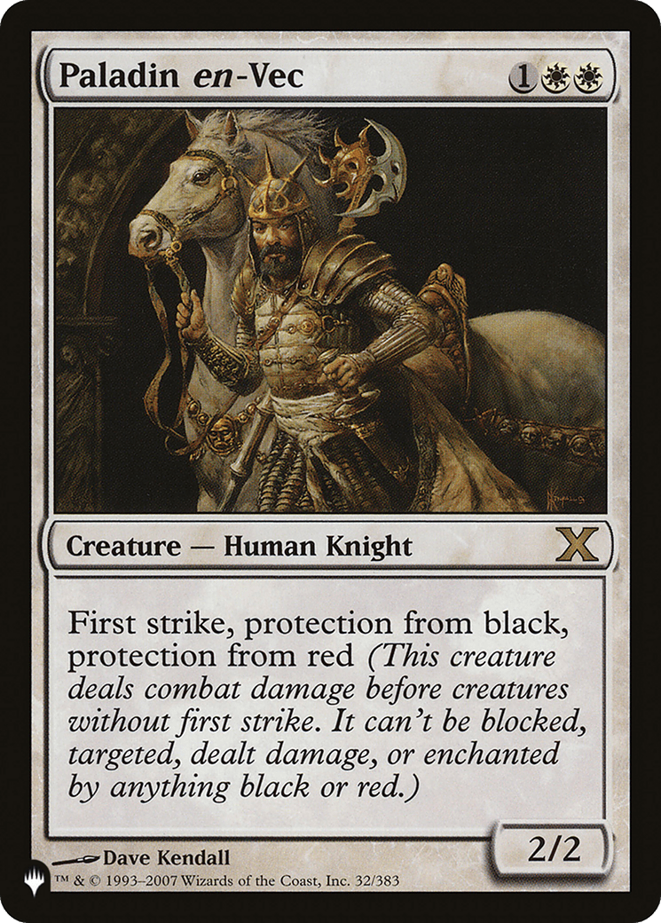 Paladin en-Vec |  (10E-32) [The List]