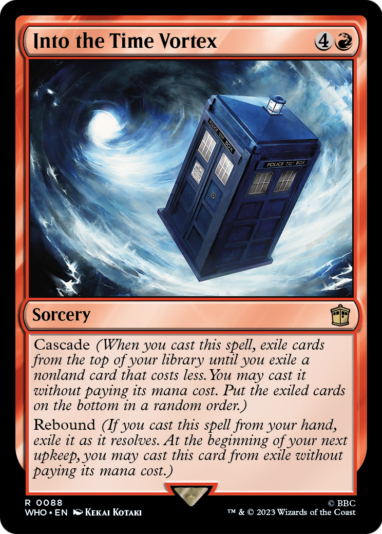 Into the Time Vortex [Doctor Who] Foil