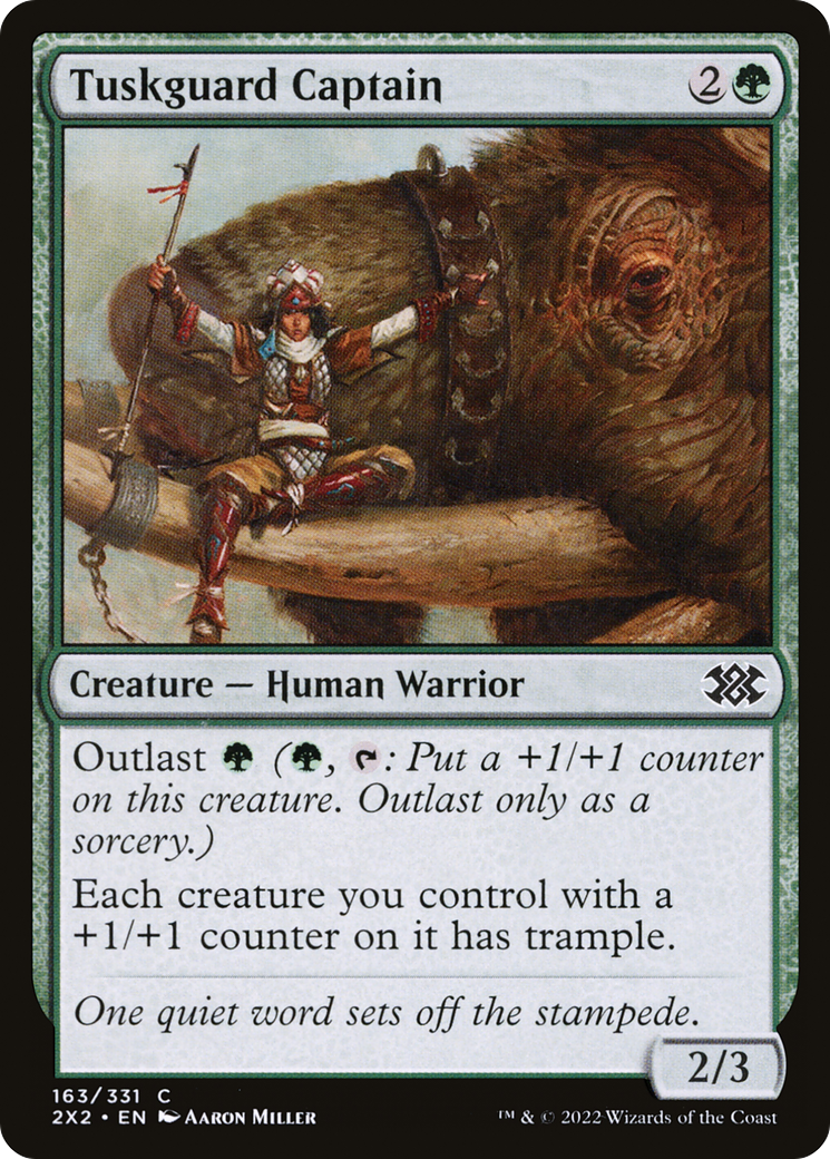 Tuskguard Captain [Double Masters 2022] Foil