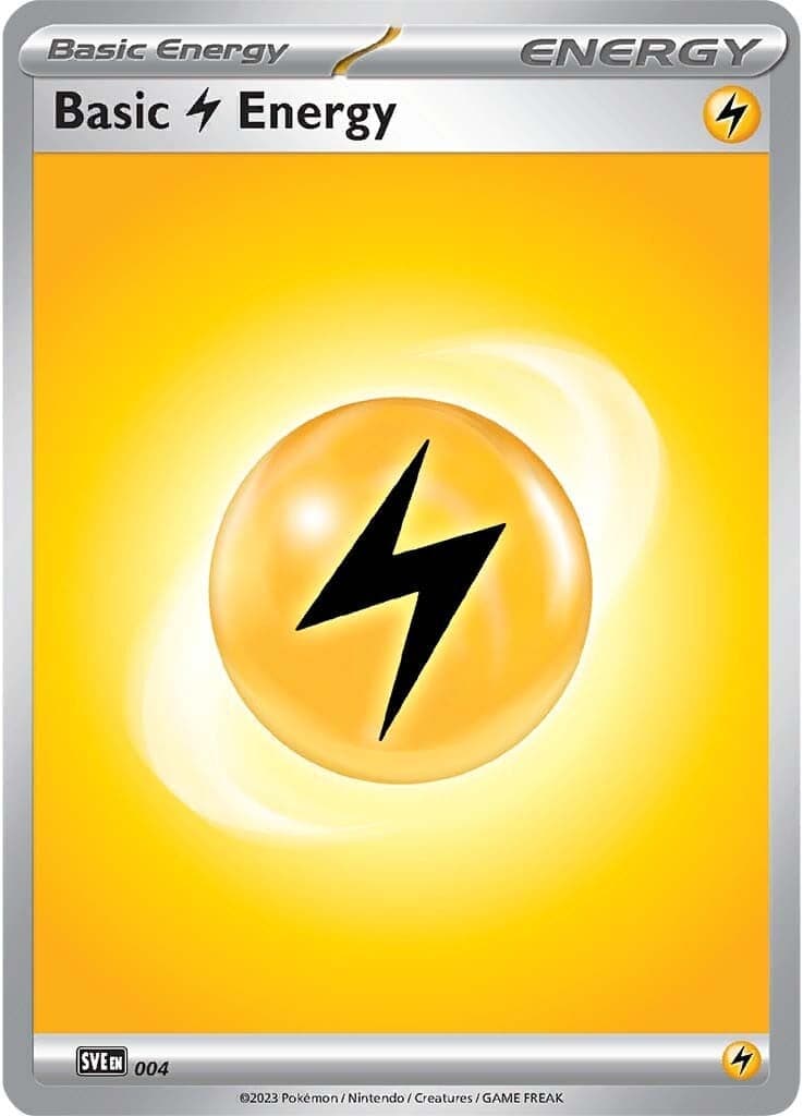 Basic Lightning Energy 004- SVE Scarlet & Violet Energies
