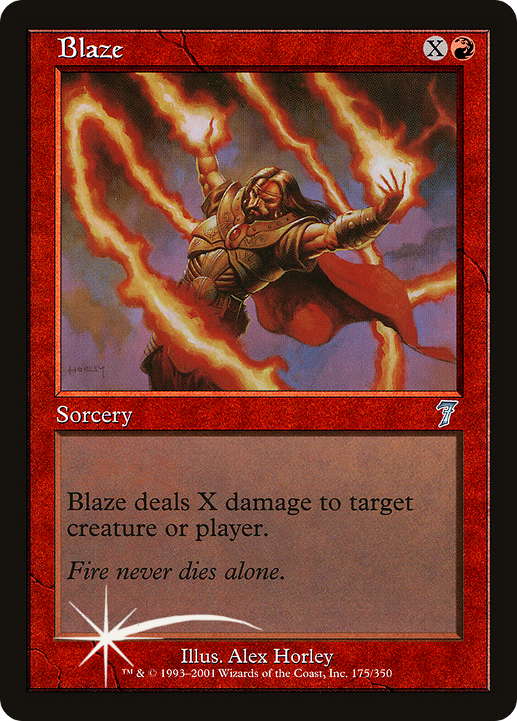 Blaze [Seventh Edition] Foil