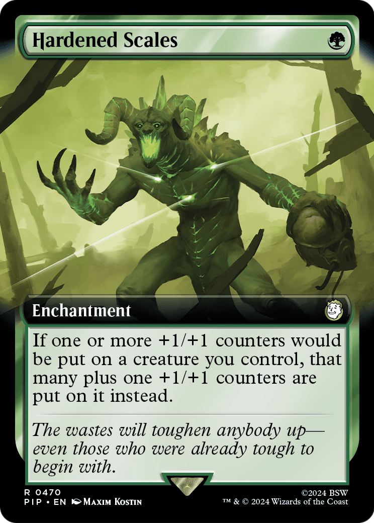 Hardened Scales (Extended Art) [Fallout] Foil