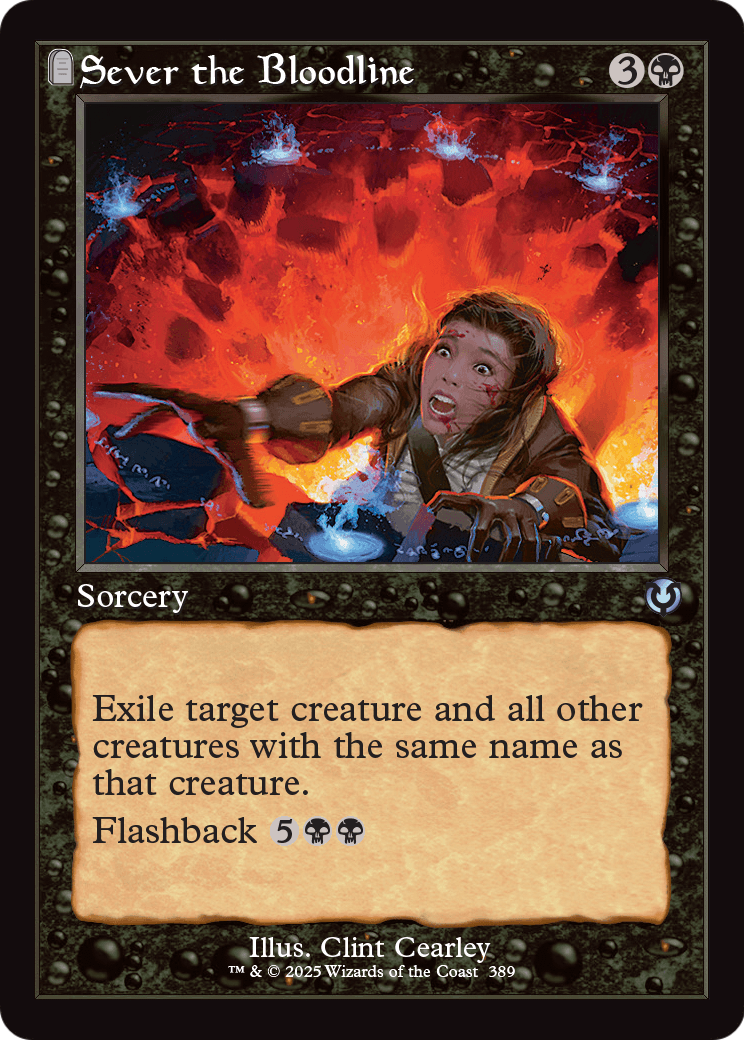 Sever the Bloodline (Retro Frame) (-389) [Innistrad Remastered]