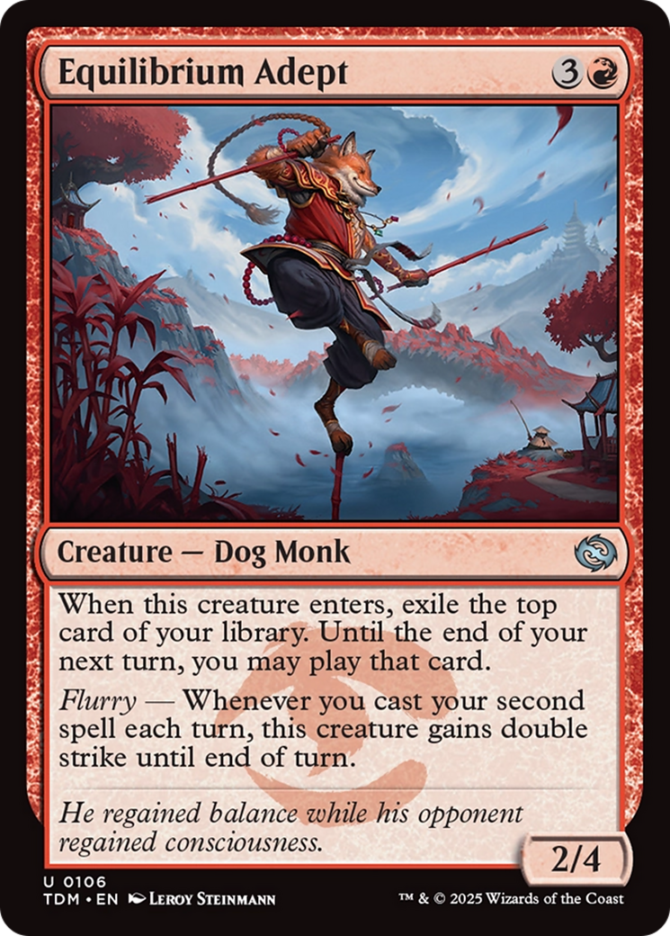 Equilibrium Adept (106) [Tarkir: Dragonstorm]  Foil
