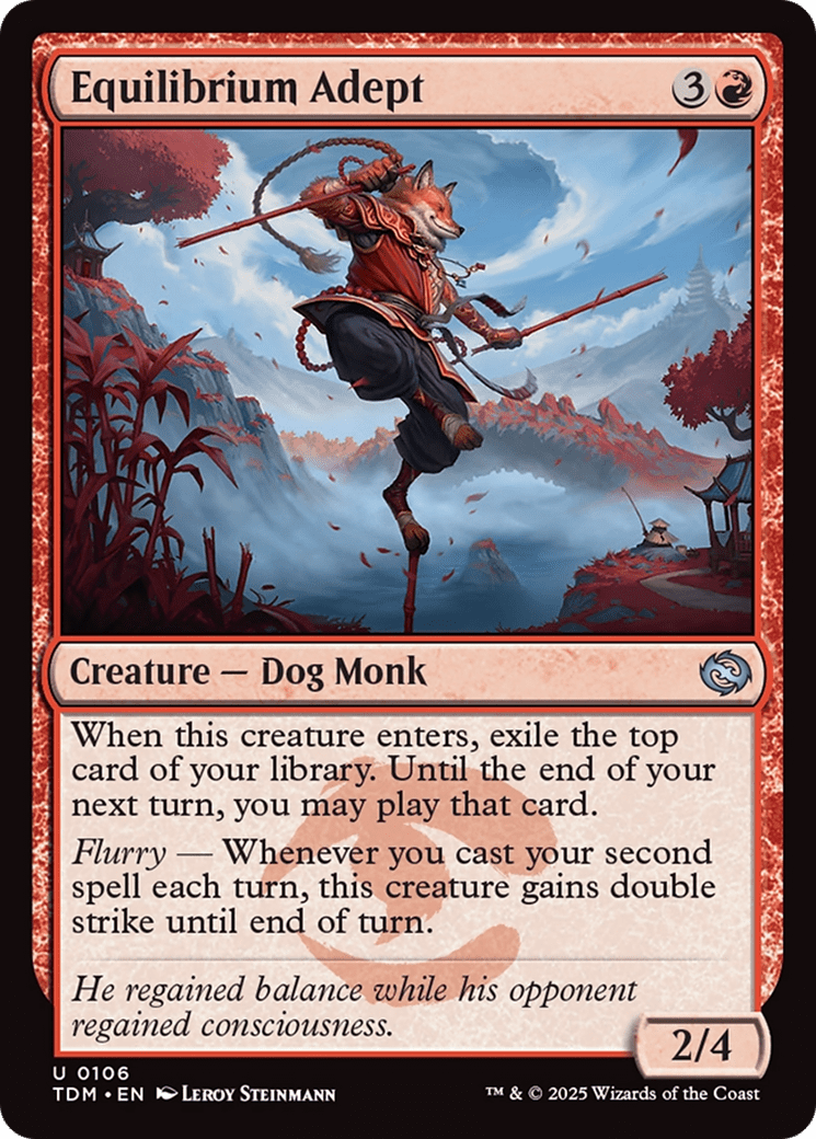 Equilibrium Adept (106) [Tarkir: Dragonstorm]  Foil
