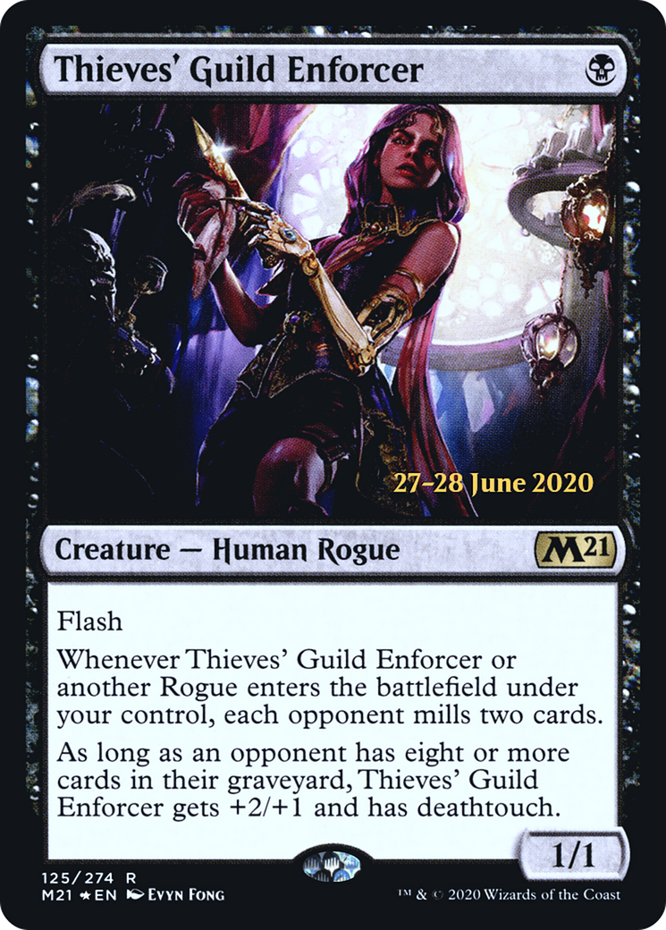 Thieves' Guild Enforcer (PM21-125S) - Core Set 2021 Promos Foil
