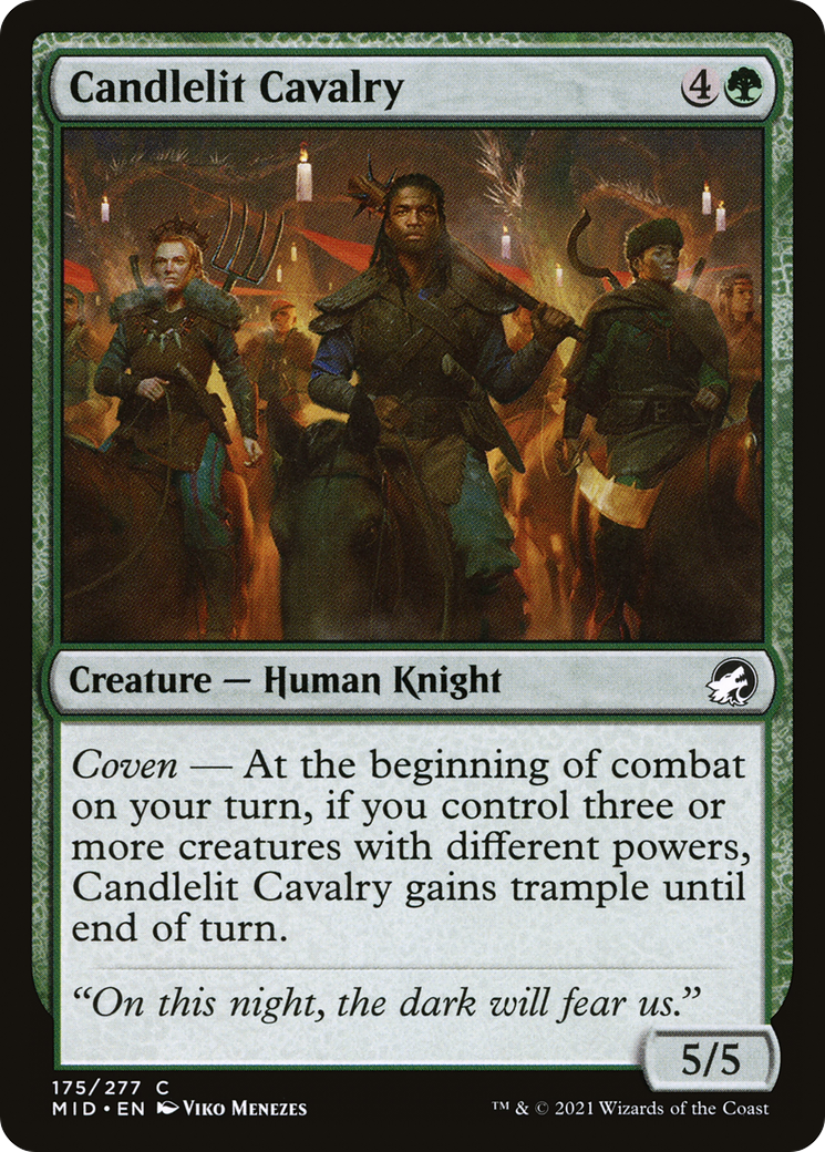 Candlelit Cavalry [Innistrad: Midnight Hunt] Foil