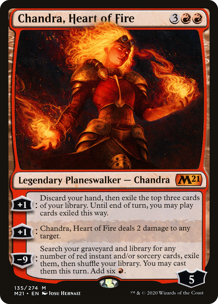 Chandra, Heart of Fire [Core Set 2021] Foil