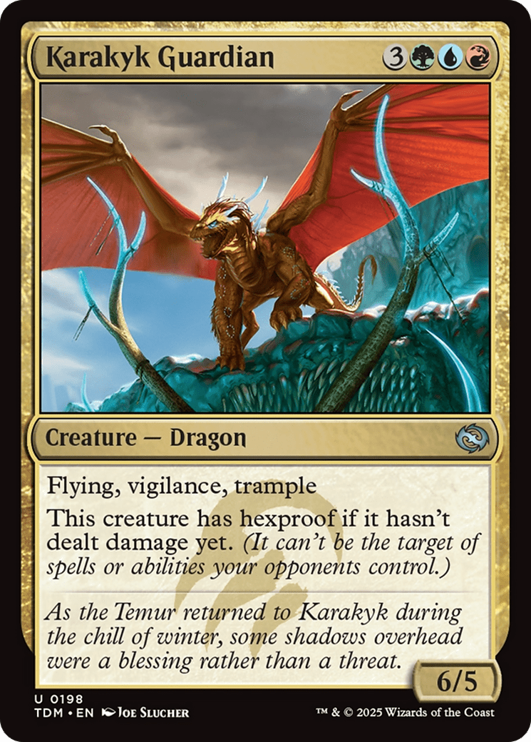Karakyk Guardian (198) [Tarkir: Dragonstorm]  Foil