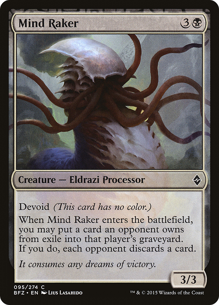 Mind Raker [Battle for Zendikar] Foil