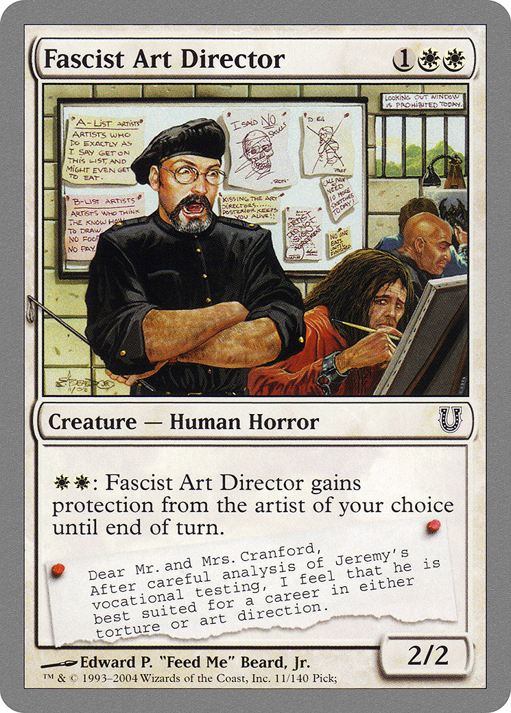 Fascist Art Director [Unhinged] Foil