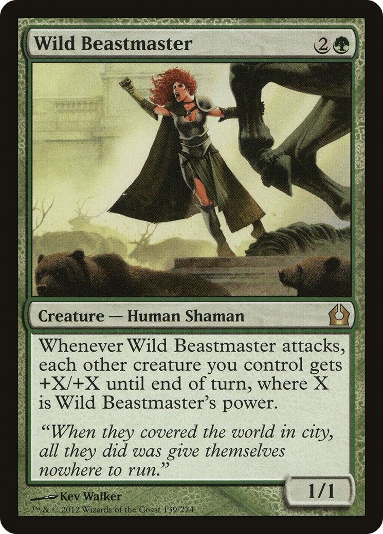 Wild Beastmaster [Return to Ravnica] Foil