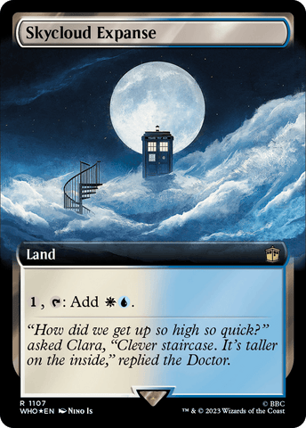 Skycloud Expanse (Extended Art) (Surge Foil) [Doctor Who]