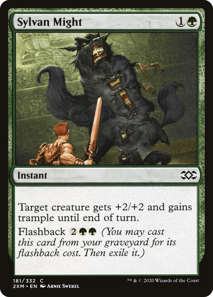 Sylvan Might [Double Masters] Foil