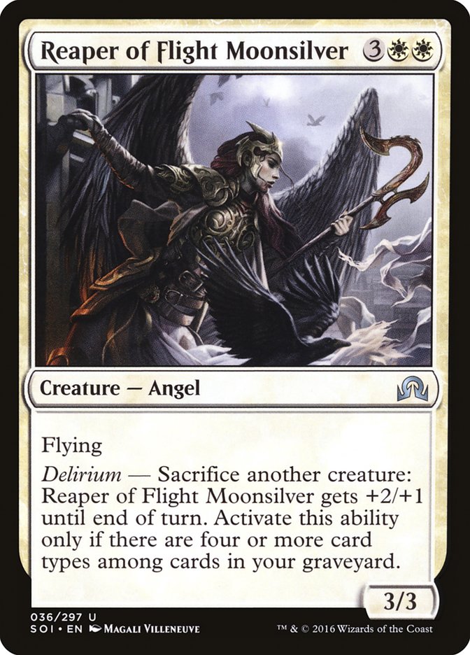 Reaper of Flight Moonsilver 36/297 (Shadows over Innistrad)  - Foil