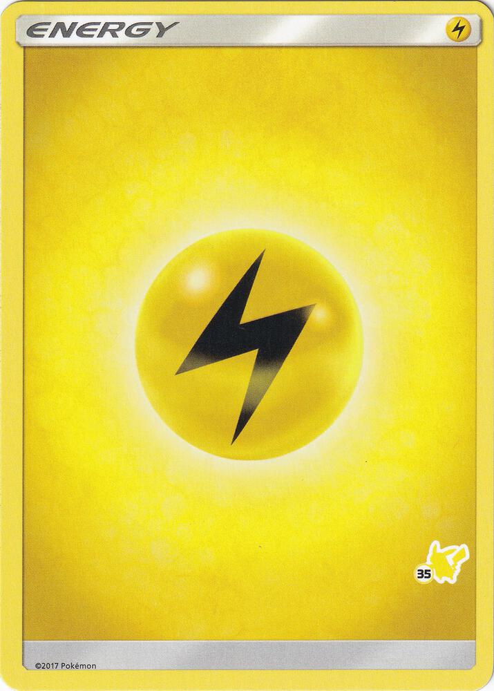 Lightning Energy 35 Pikachu Stamped  (Battle Academy) 