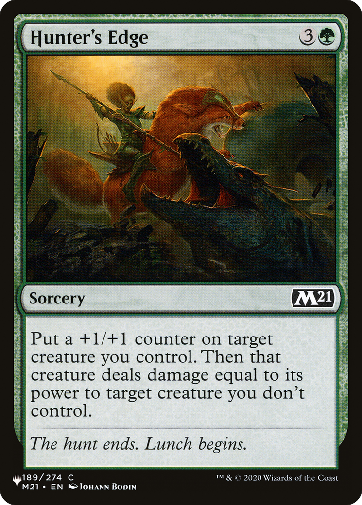 Hunter's Edge |  (M21-189) [The List]