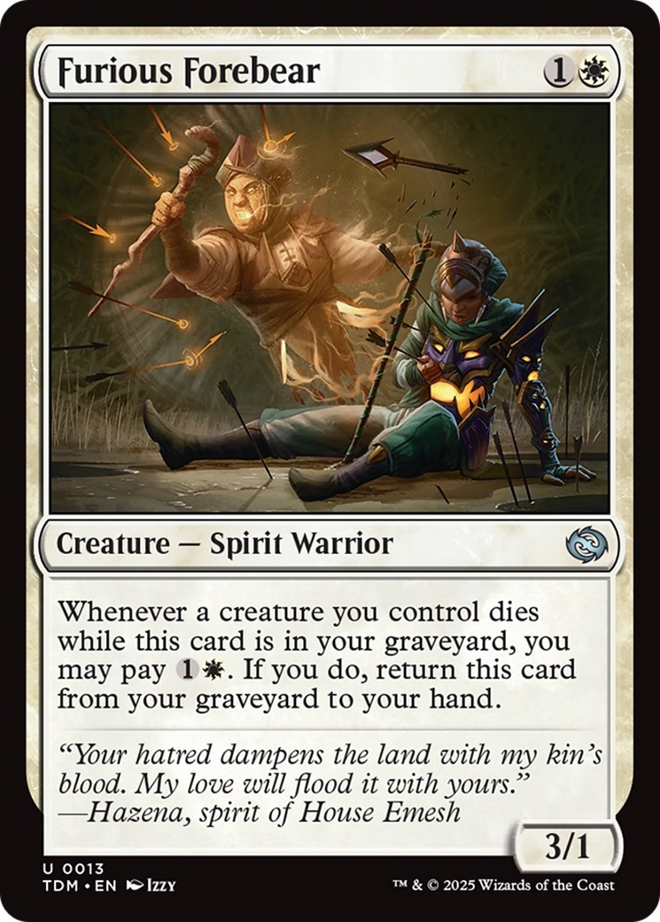 Furious Forebear (013) [Tarkir: Dragonstorm]
