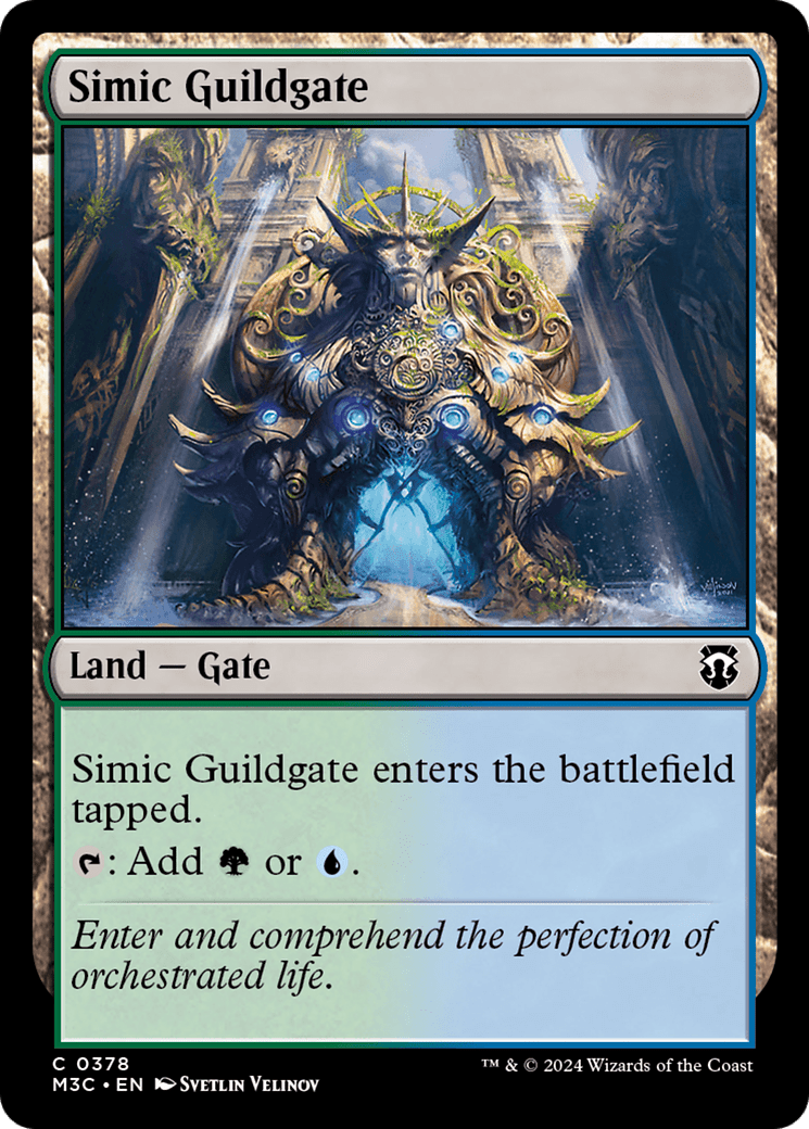 Simic Guildgate (Ripple Foil) [Modern Horizons 3 Commander]